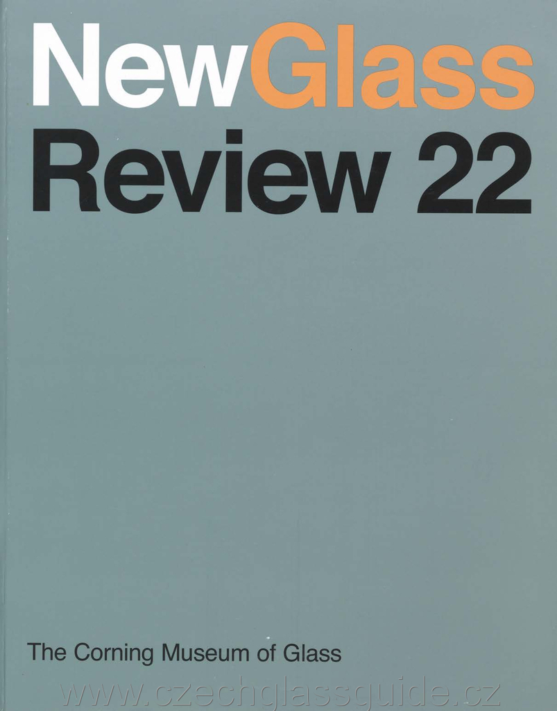 New Glass Review 2001