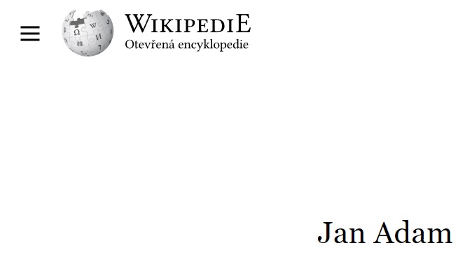 Jan Adam - Wikipedie