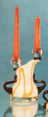 Karlovarské sklo  - 54006, Candlestick