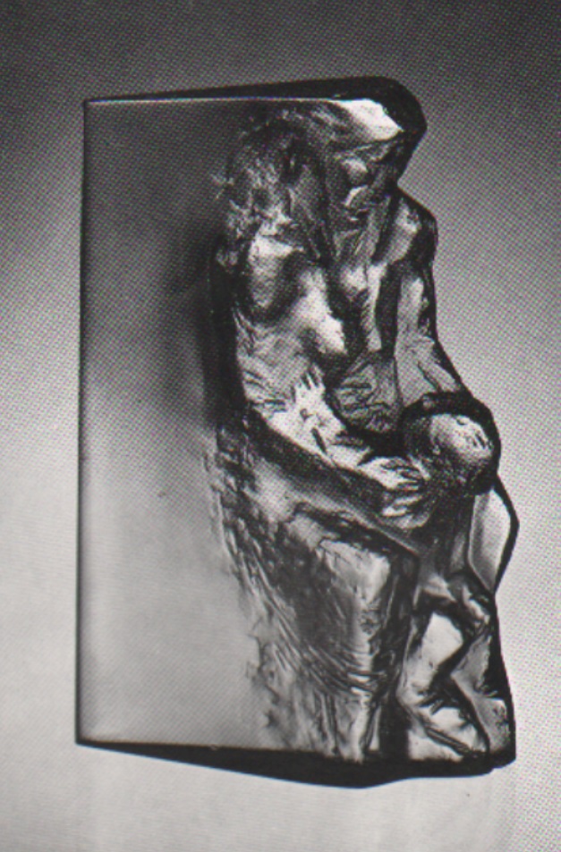 J. Černý - 150-250, Matka s dítětem, sculpture