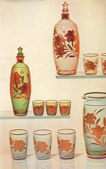 Borské sklo -  46091, Drinking set