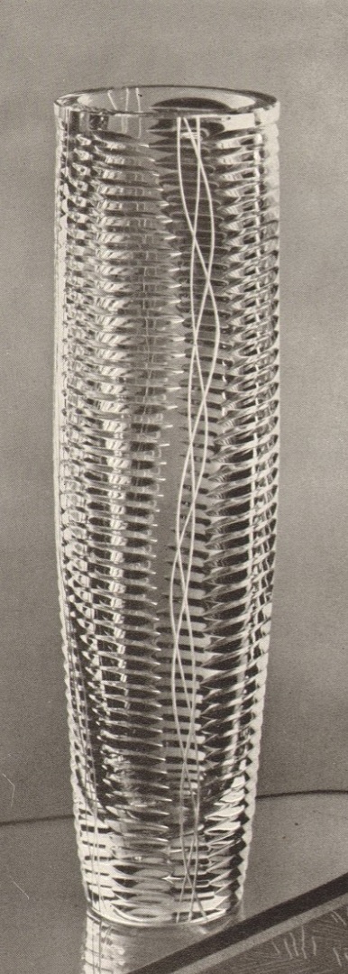 Poděbradské sklárny - 1071/389/12", Vase