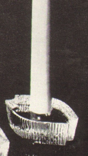 Jablonecké sklárny - 28035/9x6, Candlestick