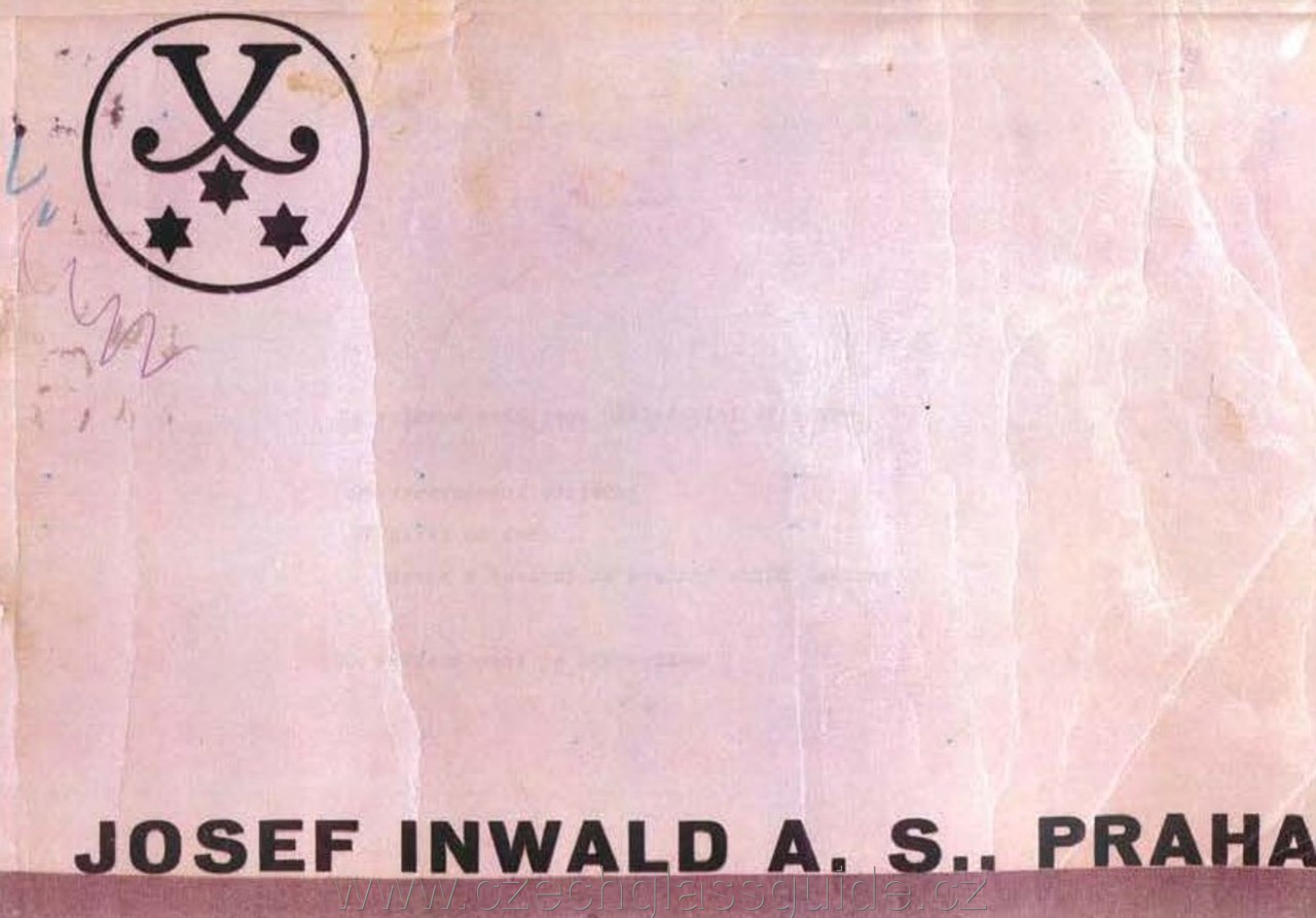 Inwald - Lisované sklo - 1940