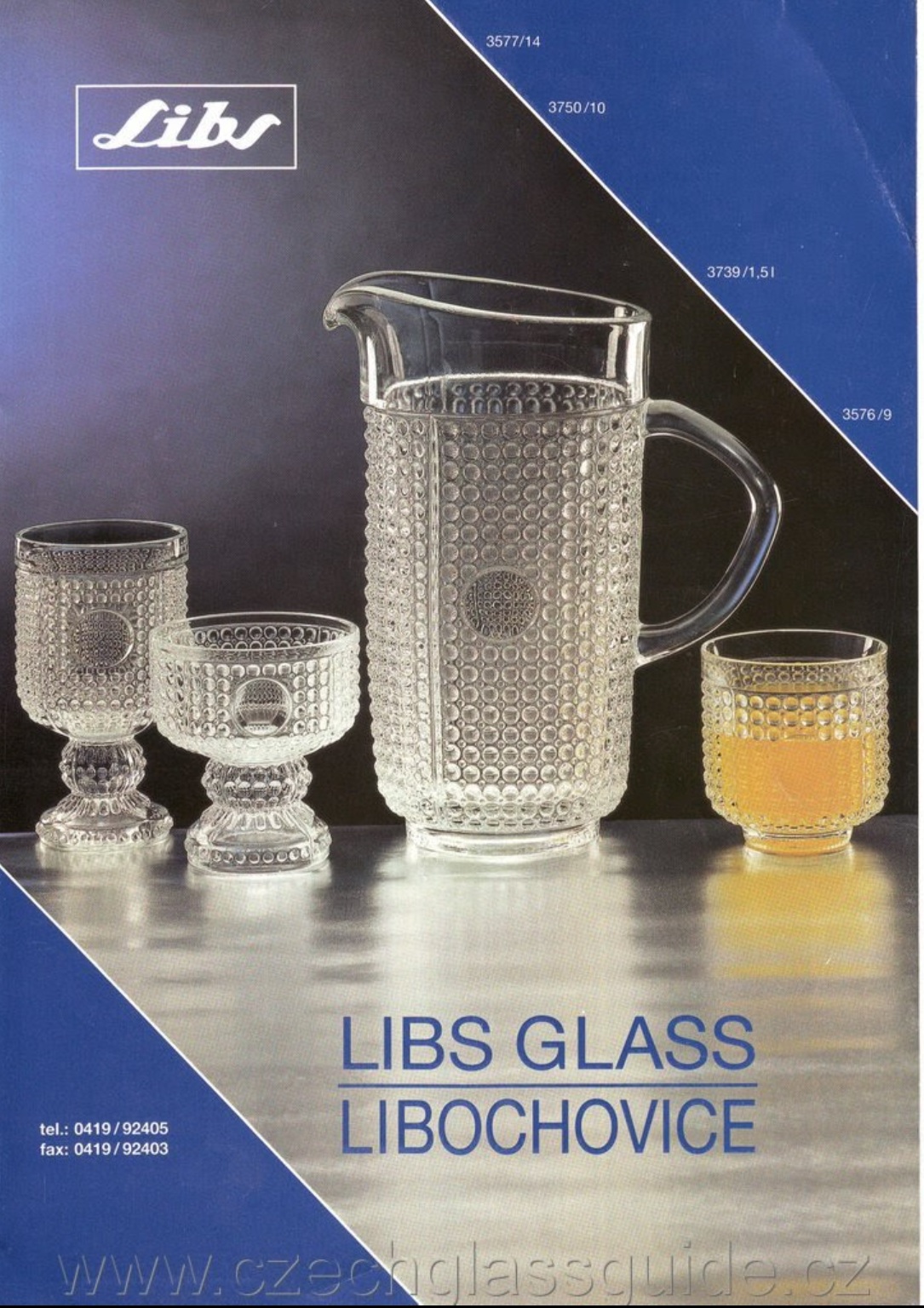 LIBS GLASS LIBOCHOVICE 1991
